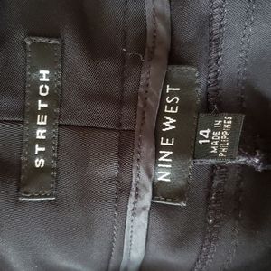 Nine West stretchy black pants